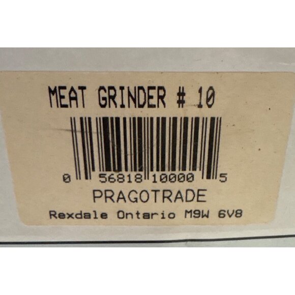 Porkert Meat Grinder #10 Manual Heavy Duty Steel Complete Czech Republic Like Ne - Picture 4 of 16